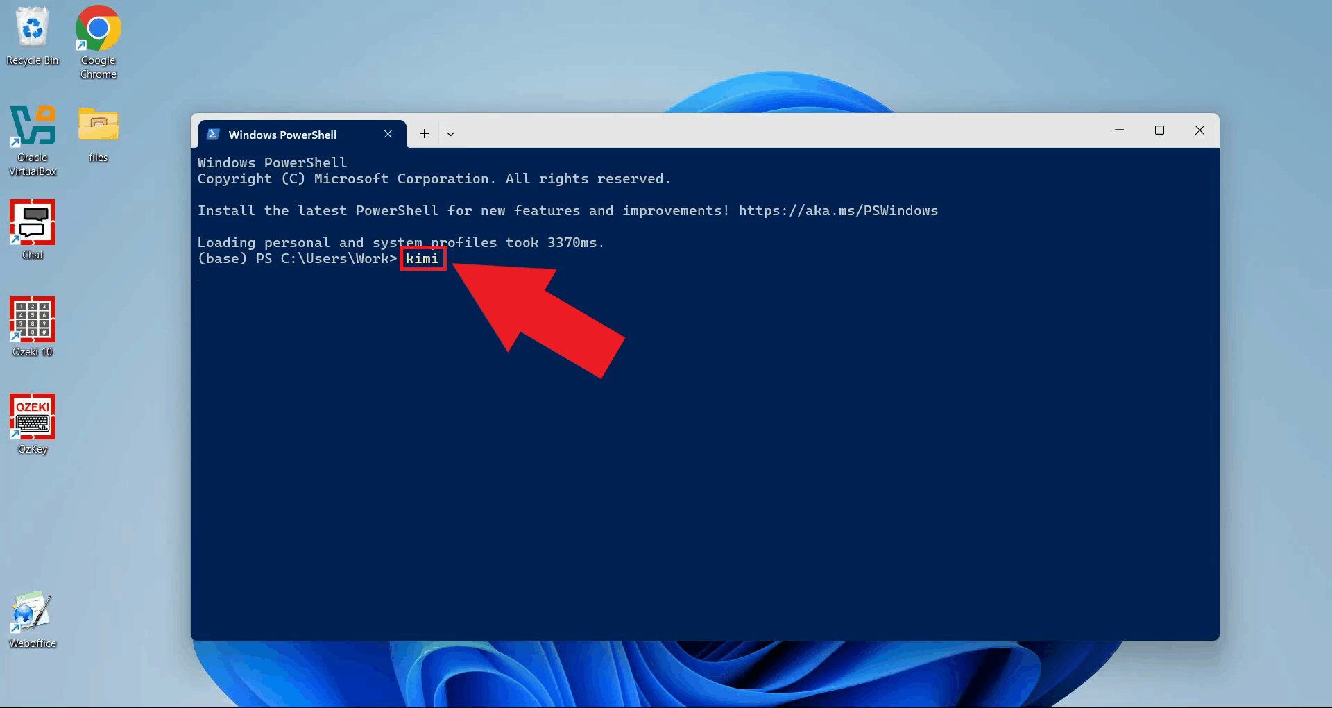 Launch Kimi CLI