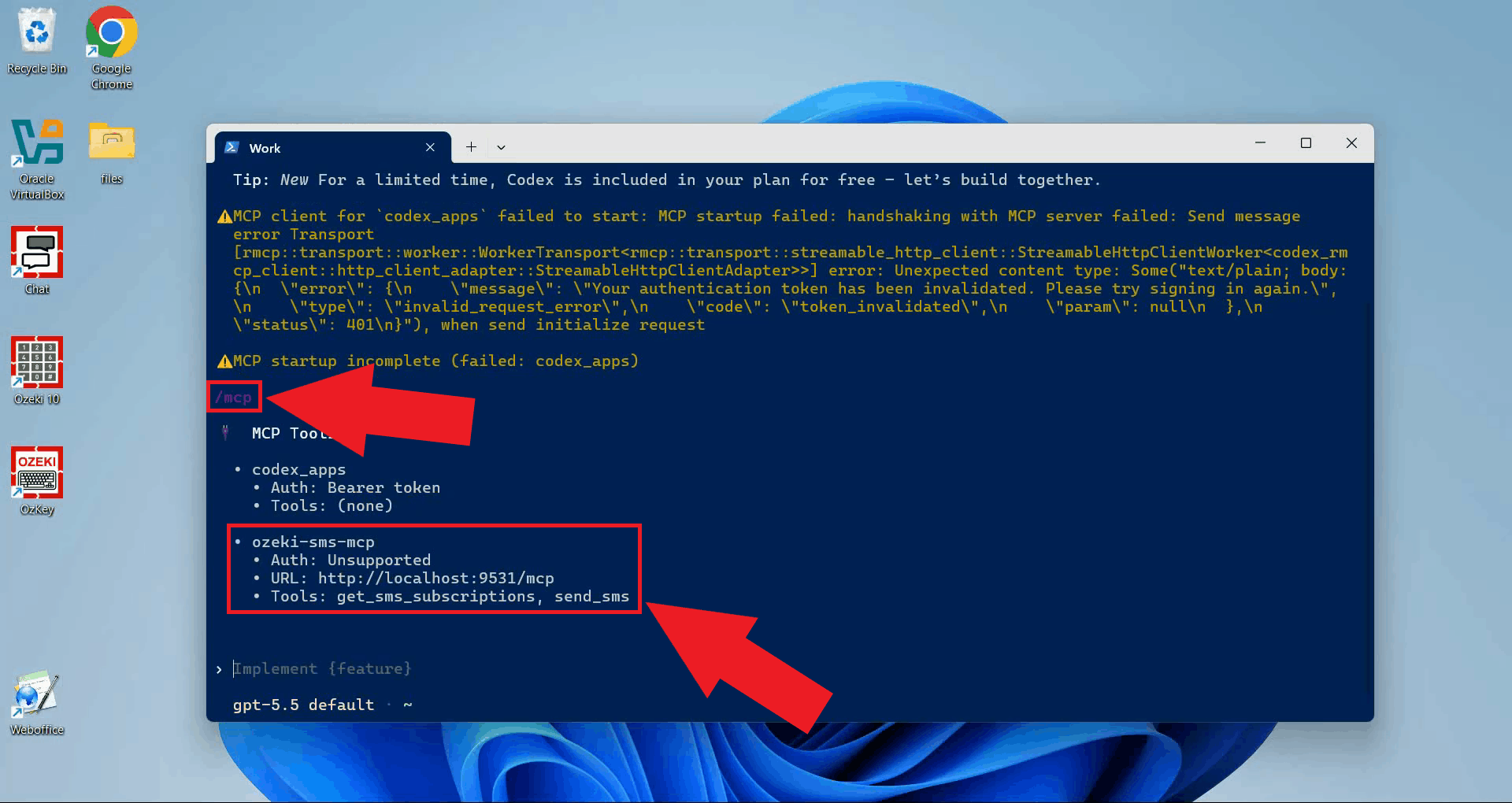 Use /mcp command to verify connection