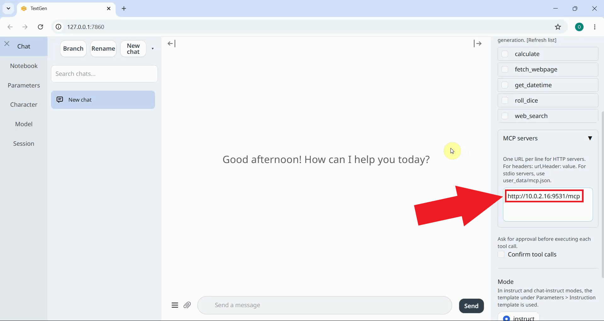 Add Ozeki Android SMS MCP server